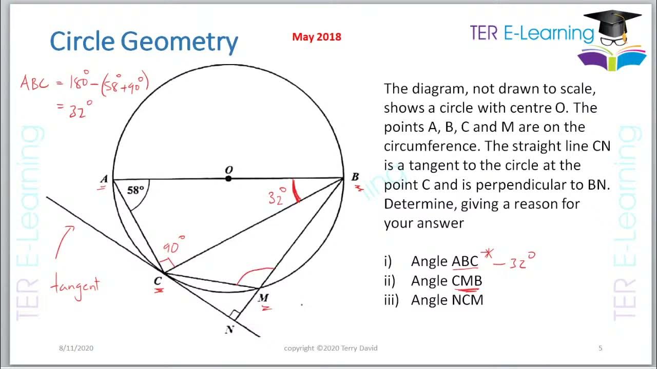 Csec maths circle geometry past papers youtube