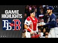 Rays vs red sox game highlights 51624  mlb highlights