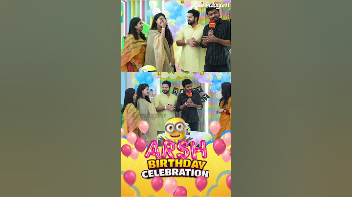 "அவர் ஒரு சின்ன குழந்தை மாதிரி" - Click & Watch Arsh's Birthday Celebration☝🏼  #shorts