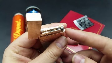 [Thuyết bật lửa]Cách sử dụng bật lửa dupont - Cách bơm ga - Thay đá - Thay bánh xe