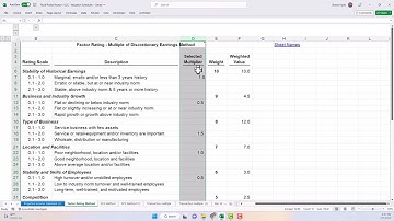 Factor Rating method