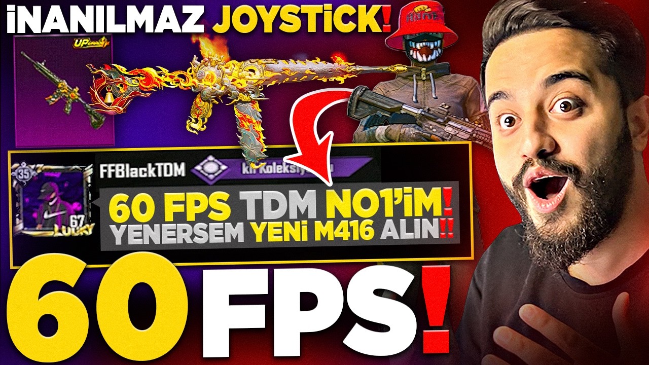 YENİLİRSEM ALEV M416 ALIYORUM! 60 FPS NO 1 GELDİ! PUBG Mobile