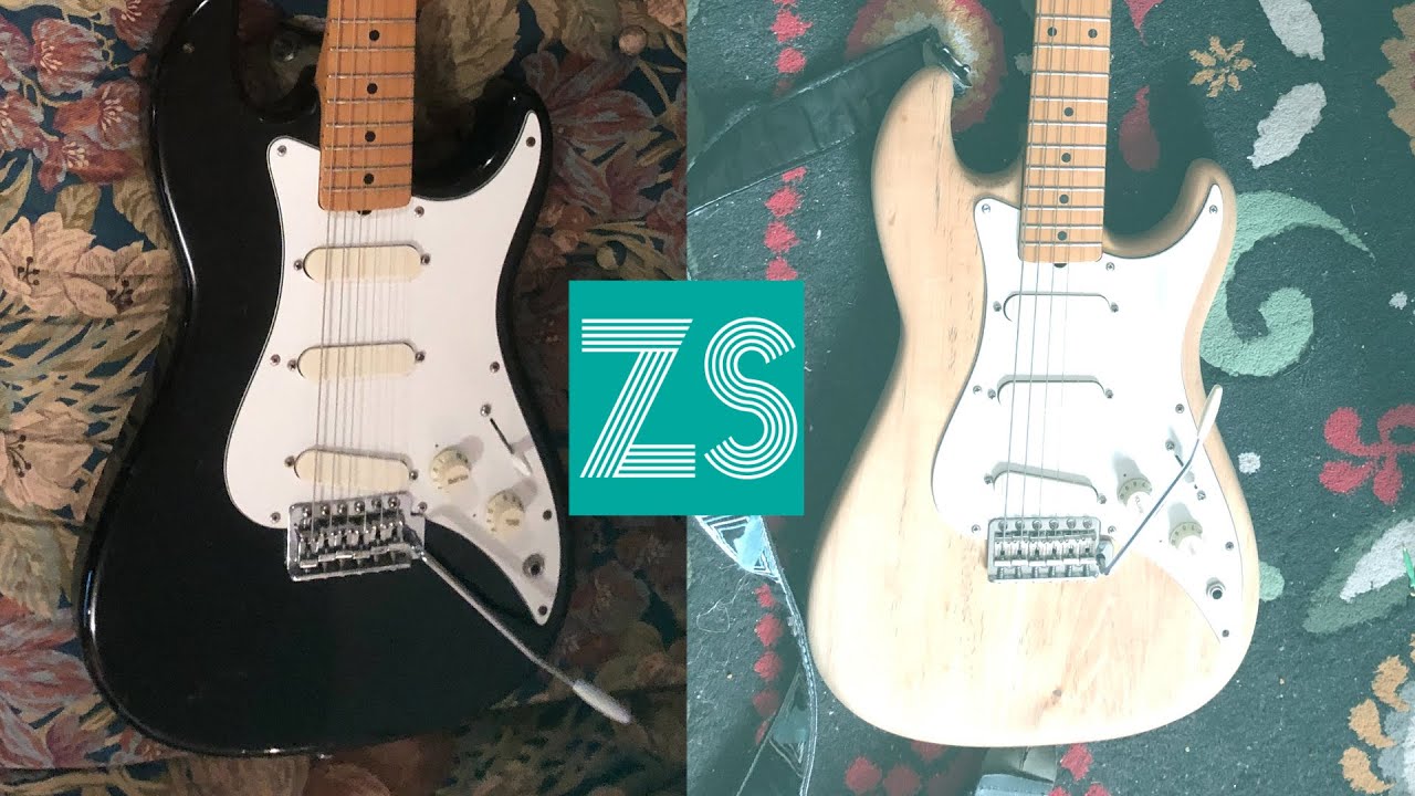 1983 Squier Bullet (made in japan) Refinishing and Rebuild - YouTube