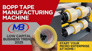 BOPP TAPE MAKING MACHINE | PREMIUM QUALITY | M.B ENGINEERING WORKS | #coimbatore#smallbusiness
