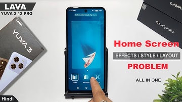 Home screen page settings lava yuva 3 pro | Lava yuva 3 change home screen transition effects