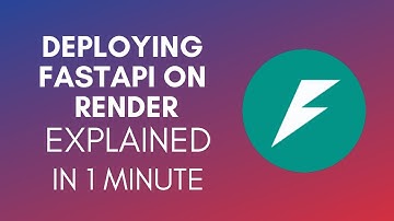 How To Deploy FastAPI On Render (2025)