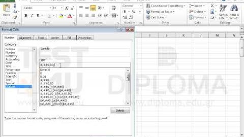 Format the cell range A1:A100 to display numbers with two decimal spaces and a thousand...