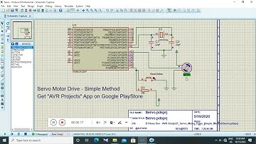 Servo Motor   ATmega328p - AVR Projects App Demo