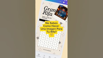 No Sabes Cómo Crear Una Imagen Para tu Rifa?