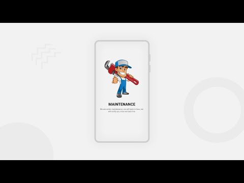 How to add maintenance screen in your kodular or MIT app inventor app
