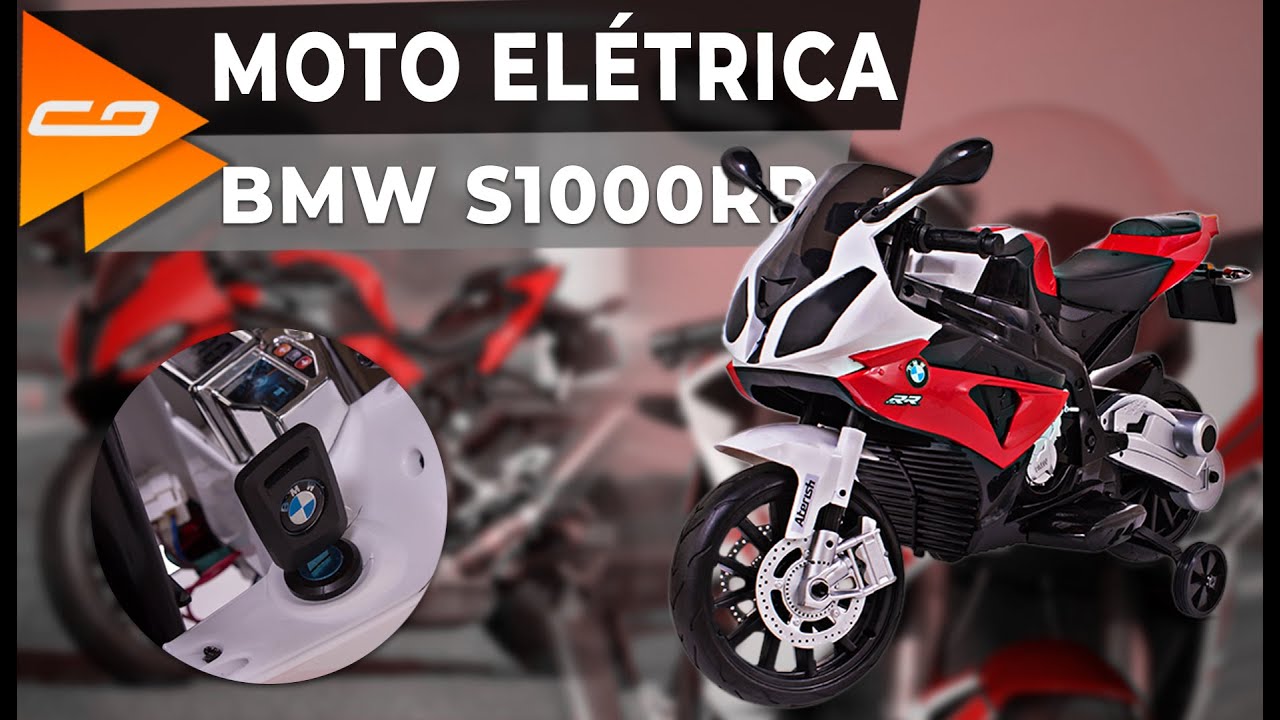 Mini Moto Elétrica Infantil 6v Bmw S1000rr Vermelha Criança