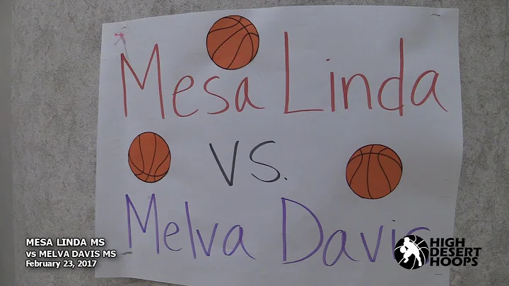 Mesa Linda vs Melva Davis (Boys) -  02/23/17