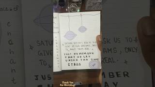 Saturn planet journaling idea