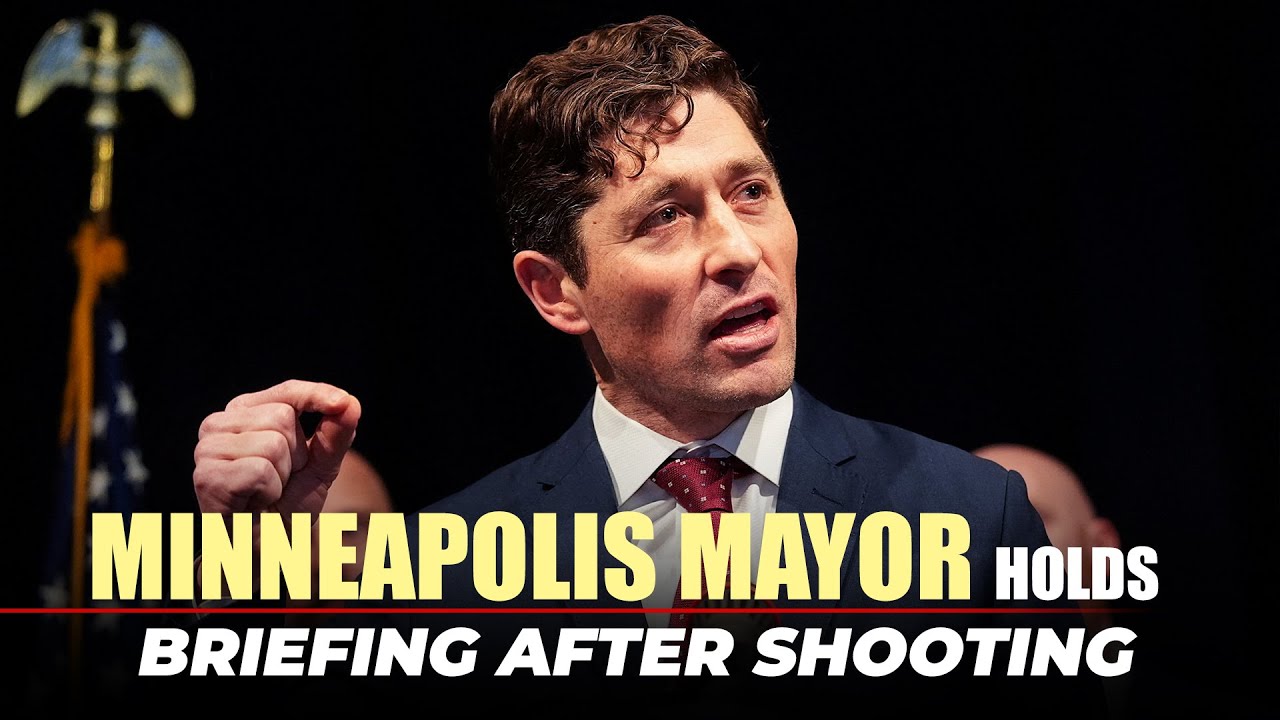 Minneapolis Mayor holds media briefing after shooting of an adult male involving ICE agents | Trump