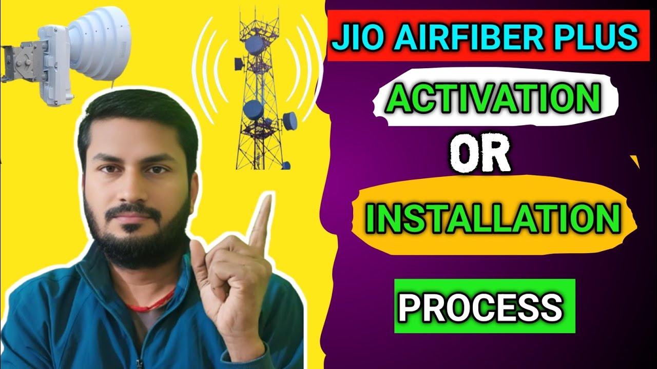 Jio air fiber plus activation or installation process | Jio airfiber and UBR installation full video