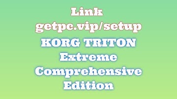 🔸KORG TRITON Extreme🎥 HOW TO INSTALL 💻PC/LAPTOP [TUTORIAL 2024 no charge🚀]