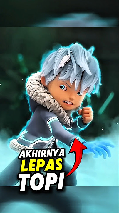 Boboiboy fights without wearing a hat #shorts #boboiboy