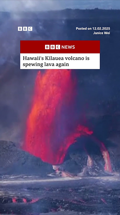 Hawaii's Kilauea volcano puts on fiery display as eruption intensifies. #Hawaii #Volcano #BBCNews