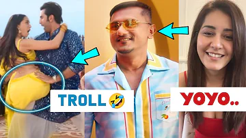 YO YO HONEY SINGH TROLLED BOLLYWOOD 😂 SOUTH ACTRESS ON YOYO ‼️KUDE CHAMKILA | KANNA VICH WALIYAN