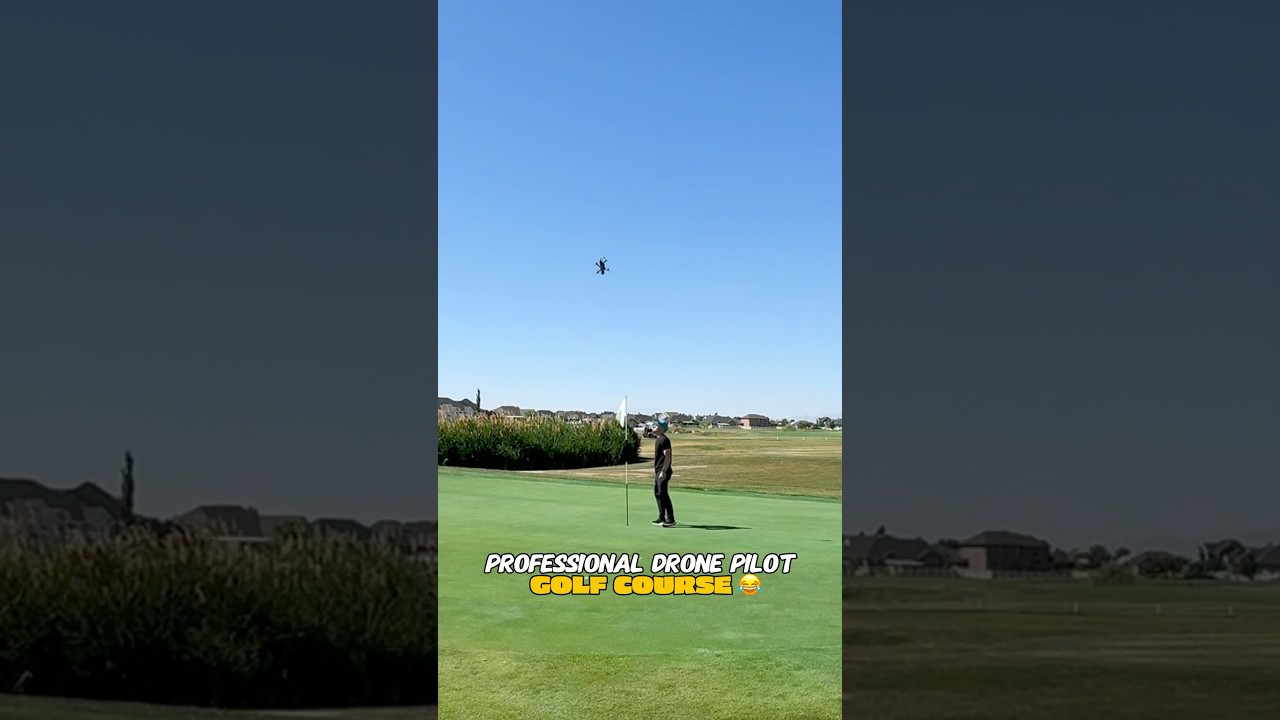Race Drone vs Golf Course gone WRONG‼️