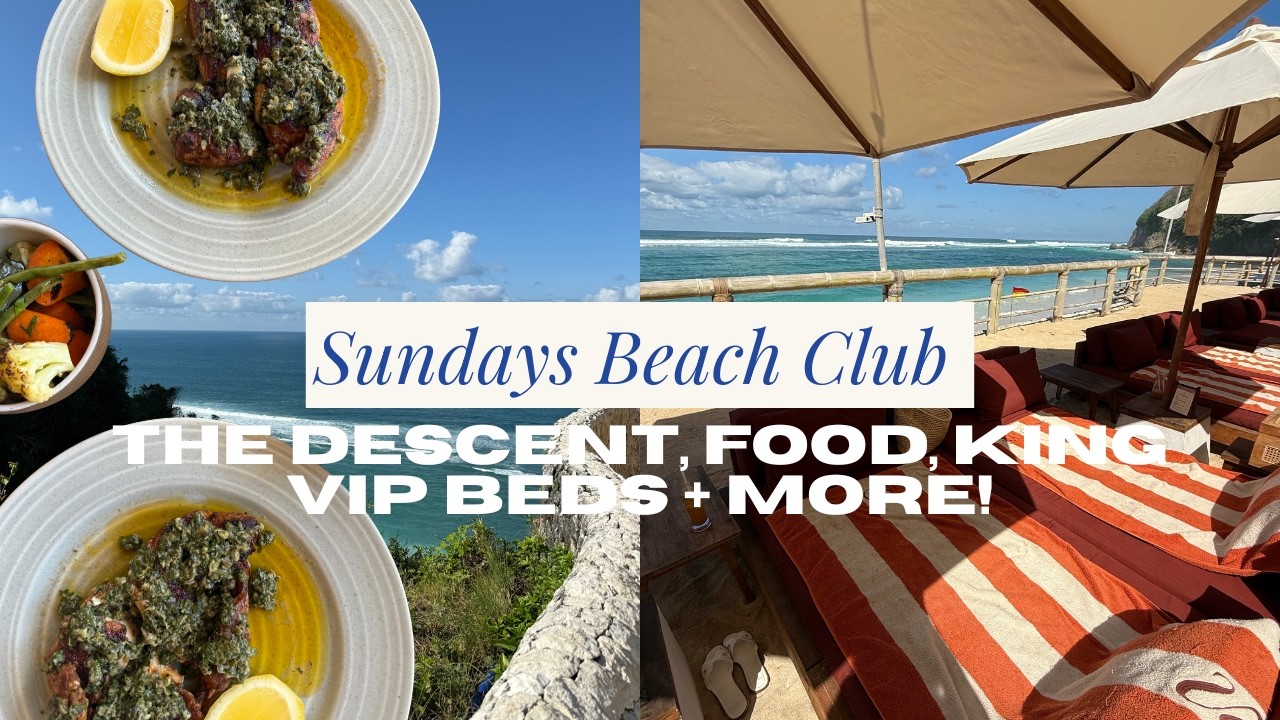 Your ultimate day out at Sundays Beach Club in Uluwatu awaits! What to expect from steps... to beds!