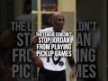 Michael Jordan had a clause for pickup games 😳🔥