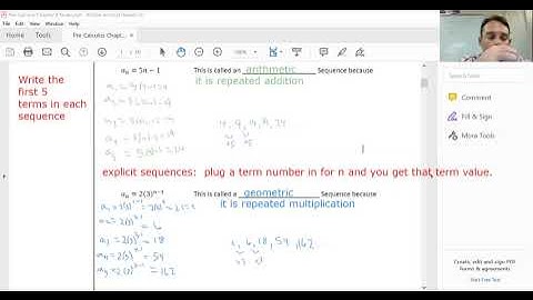 Pre-Calculus: Section 8.1 (Sequences and Series)