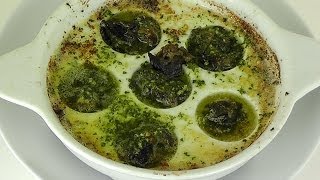 Delicious Escargots Bourguignone: Baked Snails in Garlic Parsley Butter