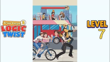 Brain puzzle 2 logic twist level 7 Walkthrough Solution