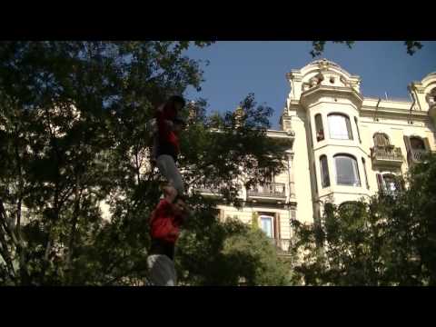 Castellers de Barcelona: pd5 ofrena floral Diada Nacional 11/09/2016