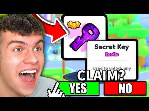 How To GET AND USE SECRET KEYS In Roblox Pet Simulator 99!
