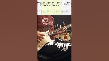 Such a Sick Intro! ANTHEM PART 3 Blink 182 | Guitar Tab Cover #shorts