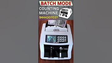 Batch Mode Make Money Counting Machine Easily #eromart #batchmode #shorts