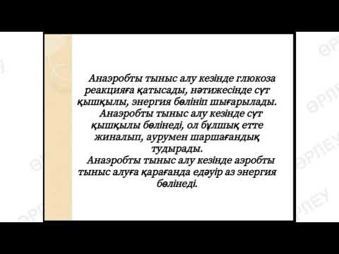 Бейне: Аэробты ма, әлде анаэробты ма?