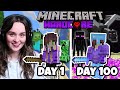 I Survived 100 Days in HARDCORE Minecraft...This is What Happened!!