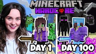 I Survived 100 Days in HARDCORE Minecraft...This is What Happened!!
