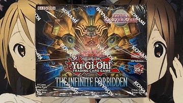 Opening My Yugioh The Infinite Forbidden Booster Box TCG