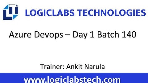Azure Devops Day 1 - Batch 140