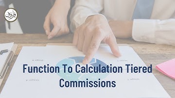 function to calculation tiered commissions