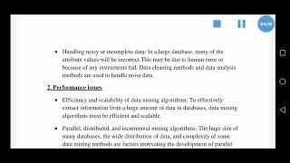 major issues in datamining(module 1)