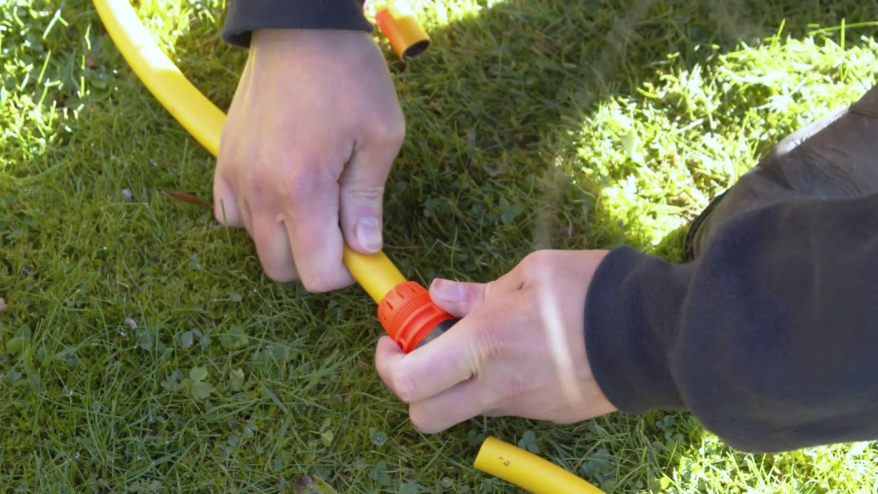 How to Repair a Garden Hose Pipe - YouTube