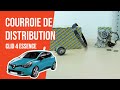 Changer la courroie de distribution et la pompe  eau clio 4 12 16v 