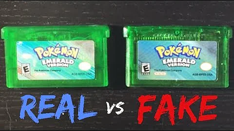 REAL vs FAKE - The Differences Between Real Gameboy Advance Games & Fake Pirated Bootleg Ones