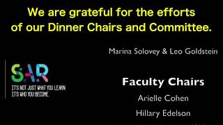 SAR's 51st Anniversary Dinner: Credits Dinner Chairs & Committee