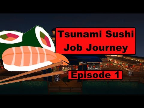A Visit At Roblox Tsunami Sushi Youtube