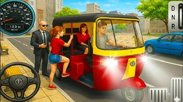 Tuk Tuk Auto Rickshaw Driving Simulator | Passenger Pick & Drop Game | Auto Rickshaw Driver Gameplay