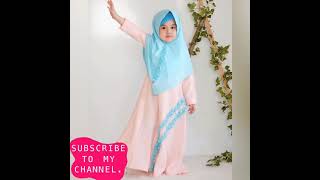 Kids hijab dress designs ideas/hijab dress ideas/little baby Abaya designs#ModernAfsana#Shorts