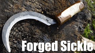 Knife making  Forging a Sickle
