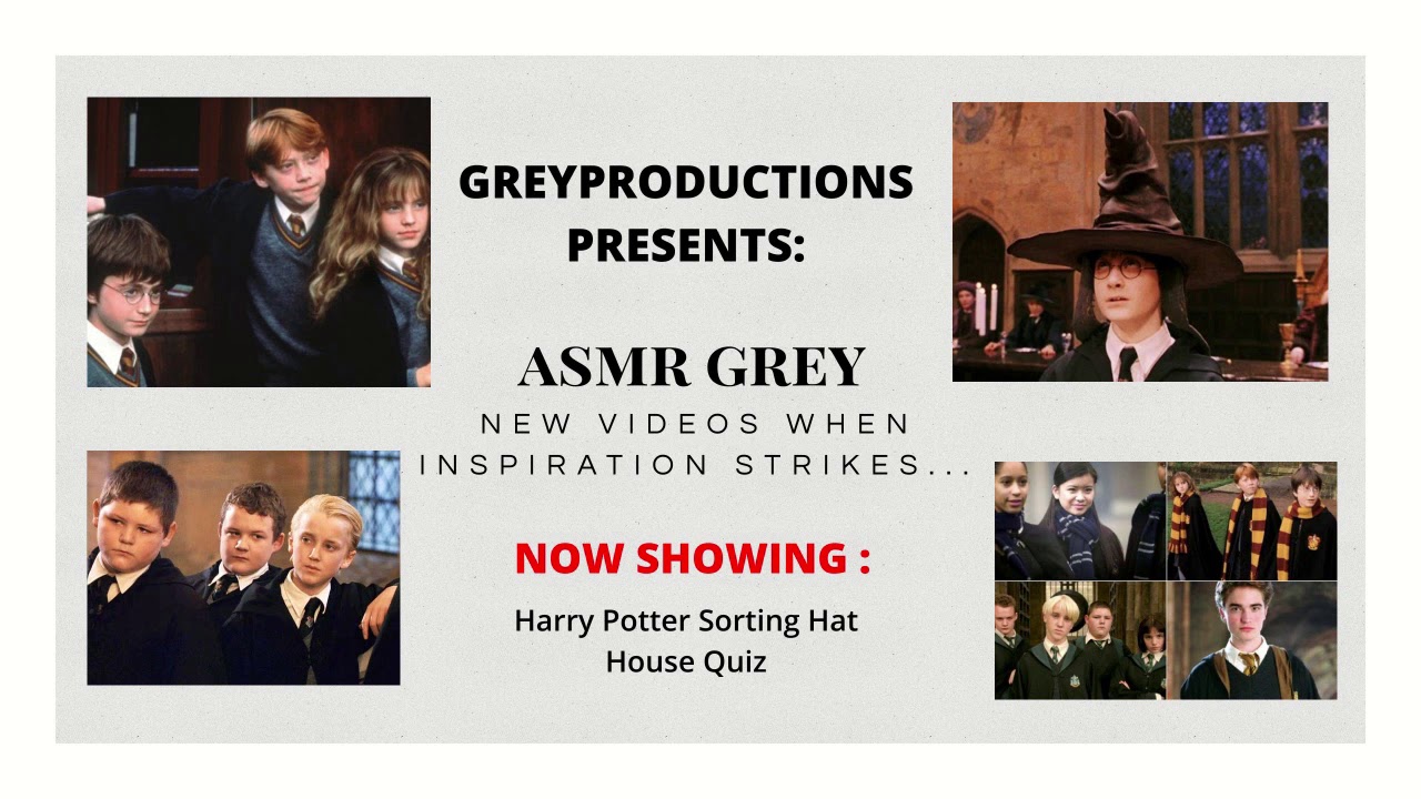 ASMR Hogwarts House Sorting Quiz - YouTube