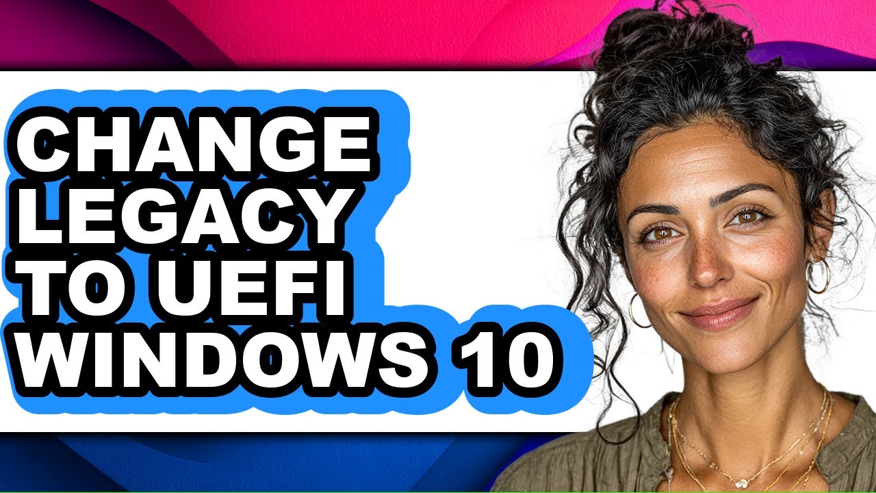 How to Change Legacy to Uefi Windows 10 (easy Method) - YouTube